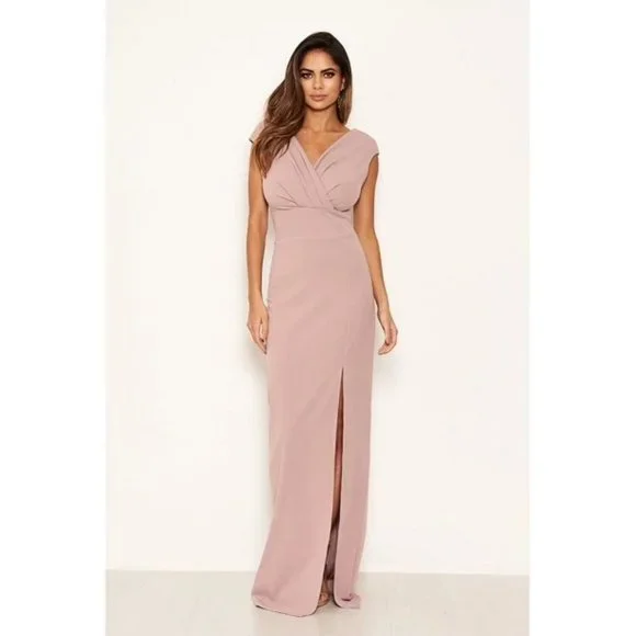 strapless open back dress Aje - Rosewood Ruched Maxi Dress (Size 10)  Goldie's